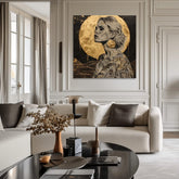 Elegante immagine di donna Golden Aura